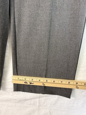 Briggs New York Pants 8 Petite Back Elastic Waist Gray 8P Pull On Womens