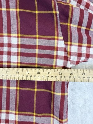 Ann Taylor Loft Flannel Shirt Large Top Womens Plaid Long Sleeve Button Up