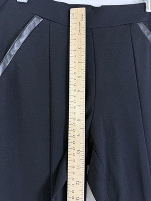 Rafaella Comfort Pants 8 Black Ponte Pull On Slim Leg Knit Womens New NWT