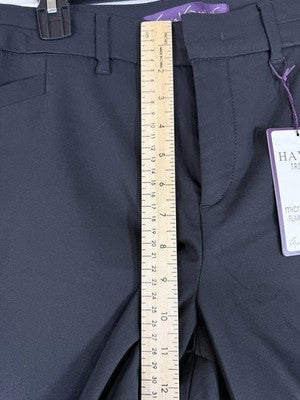 Gloria Vanderbilt Haven Trouser 16 Short Missy Black Pants Womens New NWT