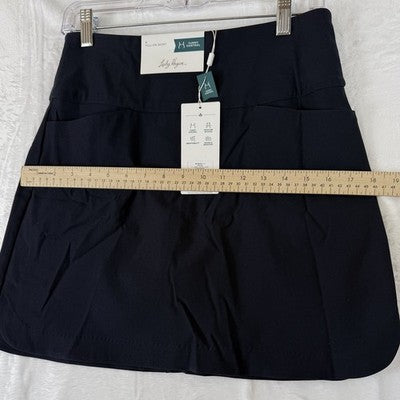 Lady Hagen Golf Skort Small Navy Blue Pockets Tummy Control Slimming Womens NEW