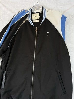 Tackma Jacket 2XL Mens Black Hip Hip Streetwear Zip Off Sleeves New NWT