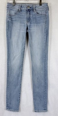 American Eagle Jeans 4 Womens Jeggings Light Blue Skinny