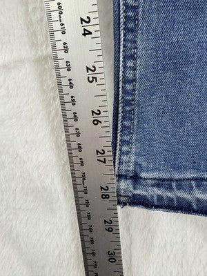 Gap Mid Rise Vintage Slim Jeans 8 29 Womens New NWT Raw Hem Blue