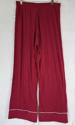 Gap Body Pajama Pants Small Petite Modal Red Knit Womens PJ New NWT