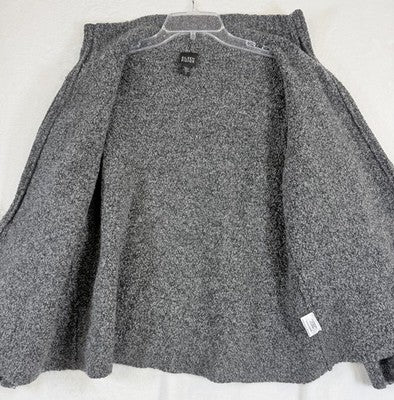 Eileen Fisher XL Sweater Jacket Full Zip Cardigan Wool Cashmere Gray Women
