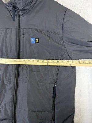 National Geographic Lindblad Expeditions Antarctica Jacket Large Gray Mens