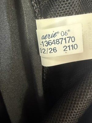 Offline By Aerie Nice Moves Barrel Pants Black Medium Short Womens Pull On