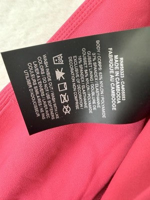 Nike Zenvy Leggings Large Womens Pink High Waisted 7/8 Workout Gym New NWT $100