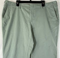 Lands End Chino Pants 20W Green Plus Size Womens