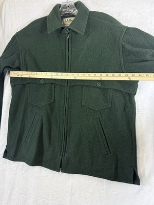 Vintage LL Bean Wool Field Jacket Large Mens Hunting 70s 80s Made In USA