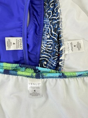 Venus Bikini Bottom Size 4 Womens Small Lot 5 Swim Bottoms Blue Swimsuit