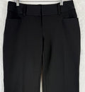 Inc International Concepts Dress Pants 8 Black Ponte Knit Bootcut Womens