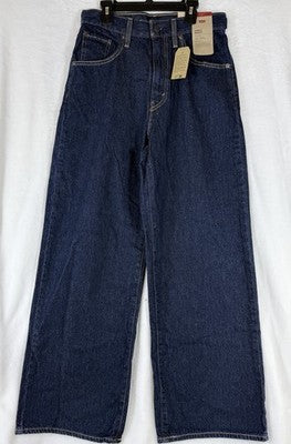 Levis Cinch Baggy Jeans 27 Womens Dark Blue High Rise 27x31 Levi’s New NWT