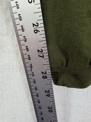 Vintage Jogger Pants Small 80s 90s Green High Waist Knit Hipster Made USA Womens