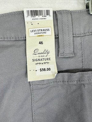 Levis Cargo Shorts 46 Men’s Gray Levi’s Signature Gold Essential NWT