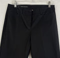 Talbots Perfect Skimmer Pants 6 Black Capri Womens