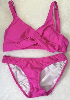 Venus Bikini Set 6 Top 4 Bottom Hot Pink Lovely Lift Wrap Womens Swim Swimwear