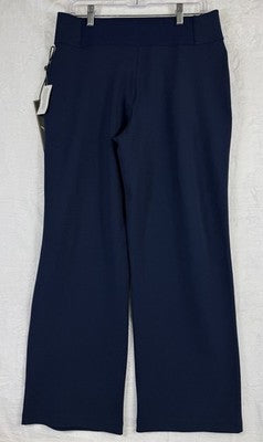 Diane Gilman DG2 Pants Medium Petite Pull On Straight Leg Womens Stretch New NWT