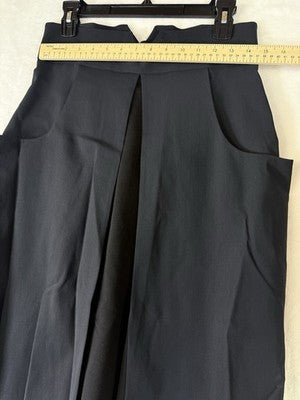 Gr Dano Skirt 8 Womens Pencil Black Made In USA Mod Eccentric Kooky Artsy