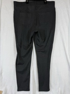 Seven 7 Pull On Leggings XXL Gray Seven7 For All Mankind Womens Knit