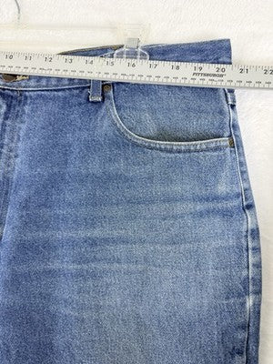 LL Bean Jeans Mens Natural Fit 42x32 Blue Denim