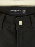 Abercrombie Fitch Loose Jeans Men 29x30 Utility Denim Black
