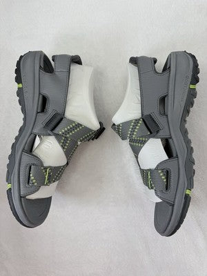 Kuru Mens Sandals 9 Current Gray Shoes Hiking Plantar Fasciitis New
