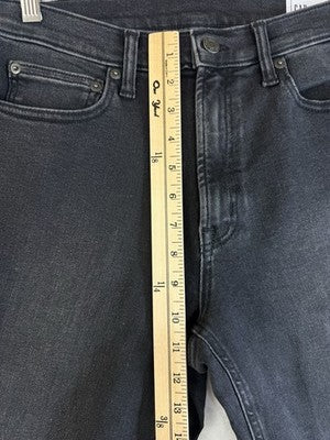 Gap High Rise Cropped Capri Jeans 29 8 Women Black Crop Capris New NWT