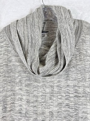 Margaret Winters Poncho Sweater Gray Cowl Neck Art To Wear Artsy Lagenlook OSFA