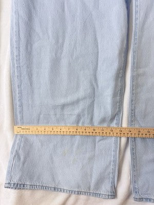 Levis Cinch Baggy Jeans 32 Womens Blue High Rise 32x33 Levi’s New *FlawRead