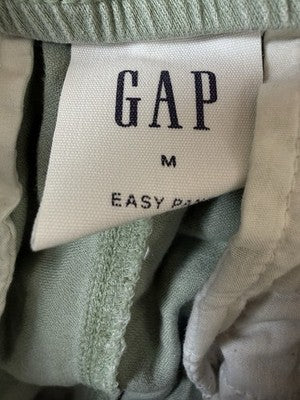 Gap Easy Pants Medium Womens Safe Green Lightweight Cotton Pull On