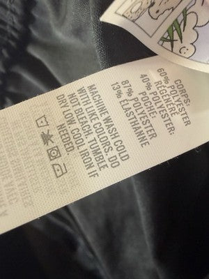 Offline By Aerie Nice Moves Barrel Pants Black Medium Short Womens Pull On