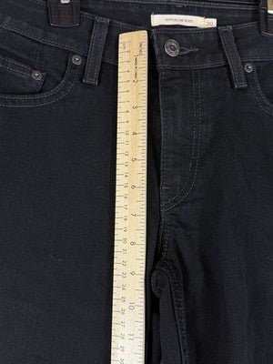 Levis Superlow Bootcut Jeans 30 Womens 30x34 Black Low Rise Boot Cut Levi’s