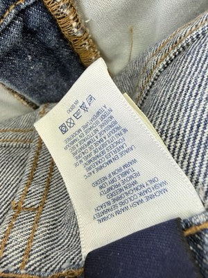 Vintage Lands End Jeans 16 Womens Made In USA Blue High Rise 90s 100% Cotton