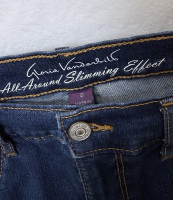 Gloria Vanderbilt Skimmer Jeans 8 Blue Capris Womens