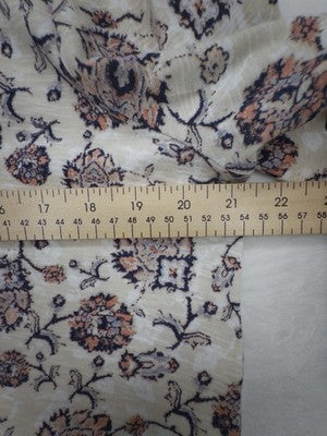 J Jill Large Top Double V Elbow Tee Tunic 100% Pima Cotton Short Sleeve Womens