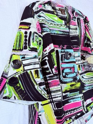 Multiple Jacket Small Petite Womens Mod 3/4 Bell Sleeve Blazer New NWT