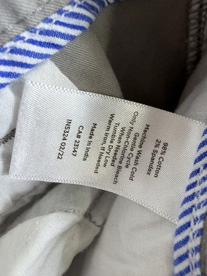 Talbots Relaxed Chino 10 Petite Gray Pants Chinos Women 10P Cotton Stretch