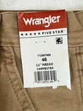 Wrangler Carpenter Shorts 46 Mens Brown 11” New NWT