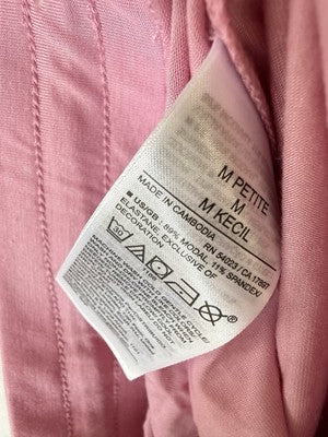 Gap Pajama Pants Medium Petite Pink Womens Softest Modal PJ Sleep New NWT