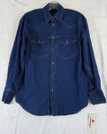 Vintage Liz Claiborne Shirt Small Western Denim 80s 90s Hipster Deadstock