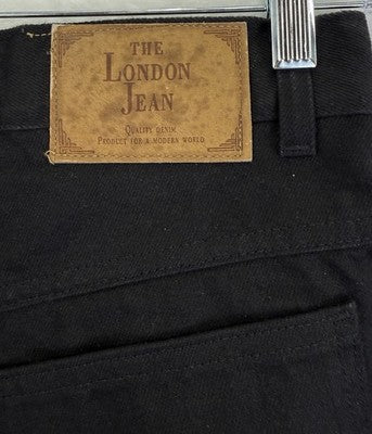 Vintage 80s Women Jeans 8 Moda Intl High Rise Mom Black Made In USA 100% Cotton