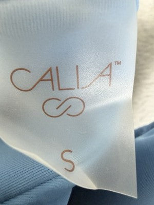 Calia Swim Top Small Bikini Tranquil Blue Tie Back Womens Swimwear New NWT