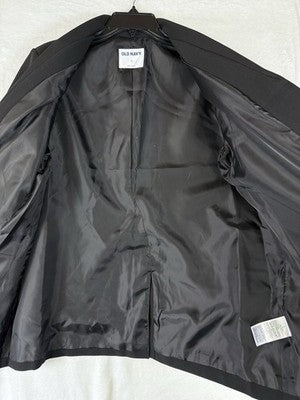 Old Navy Blazer Women Large Black Jacket Classic Stretch New NWT