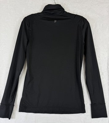 Athleta Top XS Black Long Sleeve Womens