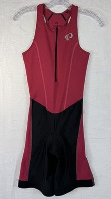 Pearl Izumi Tri Suit Medium Womens Pink Select Pursuit Triathalon Cycling