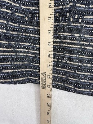 Kensie Jacket Medium Blazer Gray Blue Tan Tweed 1 Button Blazer Womens