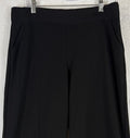 Max Studio Pants XL Black Knit Straight Leg Pull On Pockets Womens