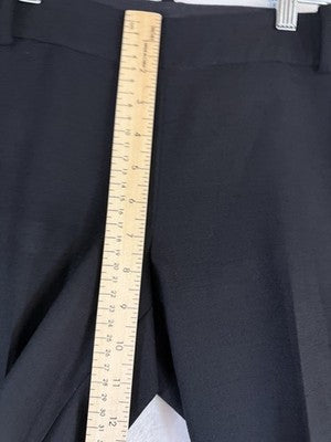 J Crew Minnie Pants 4 Black Wool Blend Stretch Womens